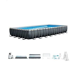 Intex 32Ft X 16Ft X 52In Ultra XTR Rectangular Pool Set