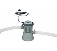 Intex Pompe de filtration piscine 28602GS – 1250 l/h – Transformateur 12 V