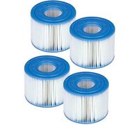 Intex 4 Cartouches de Filtration pour Filtre Spa Type S1, Hotte aspirante