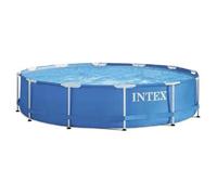 Intex kit piscinette Metal Frame Ronde Tubulaire (ø) 3,66 x (h) 0,76m
