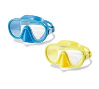 Intex Pools Masque de plongée 55916 Sea Scan PVC sans latex pour enfants Bleu/Jaune