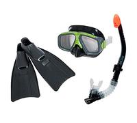 INTEX 55959 Surf Rider Kit de plongée Tuba, Masque et Palmes Taille Adulte