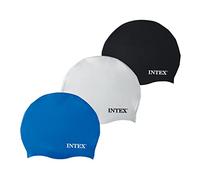 Intex 55991 - Bonnet de Natation en Silicone, Couleurs Assorties, 8+ Ans