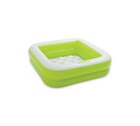 Intex - 57100NPB - Baignoire de douche gonflable verte pour bebe 85x85x23cm