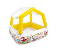 Intex 57470NP - Piscine Gonflable pour Enfant intex avec auvent Amovible - 157 x 157 x 122 cm - 295 l