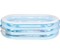 Intex 5748NP, Piscine pour enfants,163 x 107 x 46cm,3 anneaux gonflables transparents, avec valve de dégonflage, patchs de réparation inclus