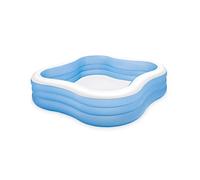 Intex - 57495FR - Jeu d'eau et de Plage - Piscine Carré - Hublot