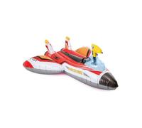 Avion gonflable Intex + pistolet à eau - Bleu
