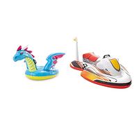 Intex 57563NP Dragon Ride-on, Black & Wave Rider Ride-on