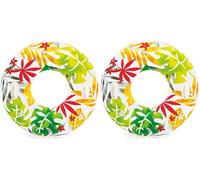 Intex - 58263NP - Bouée Géante Tropicale 97Cm - Coloris Aléatoire (Lot de 2)