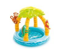 Intex 58417NP Bassin Gonflable Poisson Île Babypool (102x86cm) Enfants 1-3 Ans
