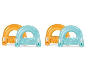 Intex 58859EU Sit'N Float Gonflable PVC Orange/Blue 152 x 99 x 0,1 cm (Lot de 2)