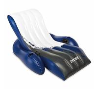 Matelas gonflable chaise longue INTEX luxe 1 place