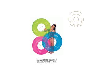 INTEX 59260 Ceinture de Sauvetage Bouée Gonflable Transparent Mer Piscine Ø