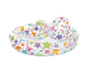 Intex - 59460NP - Set Piscinette Summer Pop, Avec Accessoires