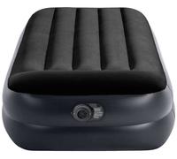 Intex 64122ND Lit d'air DuraBeam PillowRestRaised avec pompe 220 V, Twin noir