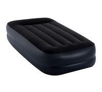 Intex - 64122NP - Lit Gonflable Pillow Rest Raised - Électrique 1 Pers, Noir