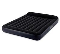 Intex 64143 Matelas Gonflable Double Dur Beam Pillow Rest avec Technologie Fiber Tech, sans Pompe électrique, 152 x 203 x 25 cm