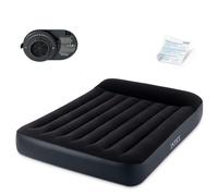 Intex 64150Nd Lit à air pour 2 personnes + pompe électrique intégrée 152X203X25 Cm Noir