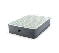 Matelas gonflable Intex - PremAire I - Lit français - 137x191x36 cm (LxLxH) - Gris - Motopompe intégrée Gris
