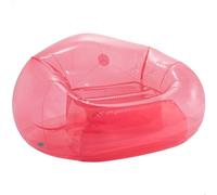 Intex - 66501NP - Fauteuil transparent Rose Bubble