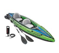 Intex - 68306NP - Set Kayak Challenger K2-2 Pers (Inclus Rame Et Gonfleur)