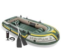 Intex 68380NP Bateau Seahawk 3, 295cm x 137cm x 43cm, Vert et Jaune