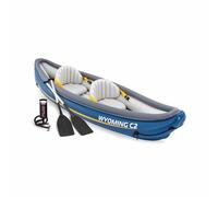 Intex 68389NP Kayak Gonflable Wyoming C2, 2 Places, Bleu, 307 x 89 x 53 cm