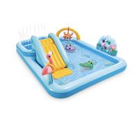 Intex 96x 78x 28Centre de jeu gonflable Jungle Adventure Spray Kiddie Pool Backyard Kids Water Slide Outdoor BlowUp Splash Pad pour les tout-peti