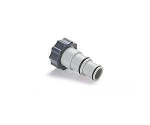 Intex Adaptateur A Ø 32/38 mm x 2" filetage intérieur, longueur : 9,20 cm.