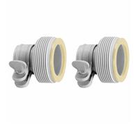 Intex Adaptateurs B 2 pcs pour tuyaux 32 mm à 38 mm, filtre de piscine, convertisseur d'adaptateur, accessoire de piscine, filtres de piscine 3202931 G