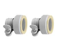 Intex Adaptateurs B 2 pcs pour tuyaux 32 mm à 38 mm, filtre de piscine, convertisseur d'adaptateur, accessoire de piscine, 3202931