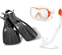 INTEX Ensemble masque/tube/palmes surf rider 8 ans et +