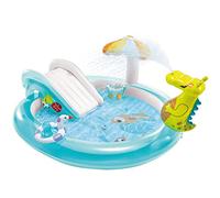 Intex Pools Centre de jeu piscine Crocodile avec toboggan Multicolore 201 x 17 x 84 cm