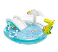 Intex Crocodile Play Centre With Slide Pool Multicolore 201 x 17 x 84 cm