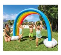 Arroseur nuages arc-en-ciel Multicolore 300x109x180 cm, arroseur de nuage arc-en-ciel, arroseur, arroseur gonflable