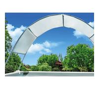 Intex Auvent pour Piscine Gris Clair Ombre Protection contre le Soleil Jardin