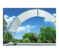 Intex Auvent pour piscine Gris clair, ombres de piscine, auvent de protection solaire, parasols, ombres de piscine, auvents de protection solaire 3202927 Gris clair G