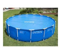 Intex Couverture de Piscine Solaire pour piscines à Cadre de 10 Pieds ou à réglage Facile #29021 290 x 290 x 1 cm Bleu