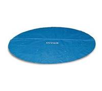 Intex - Bâche à bulles pour piscine ronde de diamètre 4,88 m - Bleu The attribute Couleur is required G