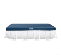 Intex Pools Bâche de protection piscine rectangulaire tubulaire 28037 3,90 m x 1,80 m Bleu