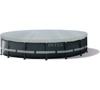 Intex Pools Bâche hiver pour piscine tubulaire ronde Ø5,49 m Gris G