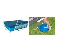 Intex bâche Protection pour Piscine rectangulaire Tubulaire 4m x 2m & pediluve