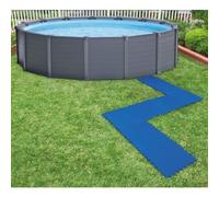 Intex Bâches de sol de piscine 8 pcs 50 x 50 cm Bleu