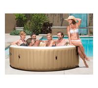 Intex Baignoire de massage à bulles ronde PureSpa 216x71cm 6 personnes
