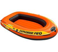 Intex Bateau Explorer Pro 50 Sans Rames, Orange, 137 X 85 X 23 Cm