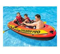 Intex Bateau gonflable avec rames/pompe Explorer Pro 300 Set 58358NP, canoë gonflable, bateau de pêche gonflable, bateau gonflable 3 personnes Orange G