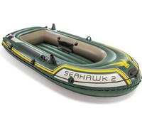 INTEX Bateau pneumatique avec rames et pompe Seahawk 2 Set 68347NP