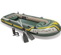 INTEX Bateau pneumatique avec rames et pompe Seahawk 4 Set 68351NP