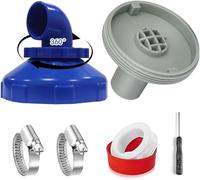 Intex Bestway Buse de remplissage de piscine rotative à 360°,Ø 32/38,buse de sortie de piscine,kit de buses de piscine 32 mm,buse de piscine Intex